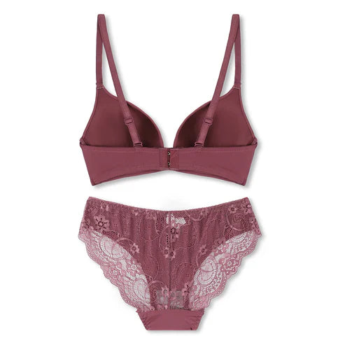 Buff Pink Padded Bra and Panty Set