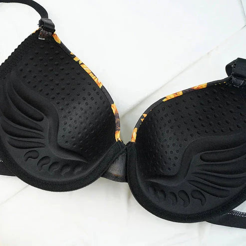 Bex Printed Padded Bra and Panty Set