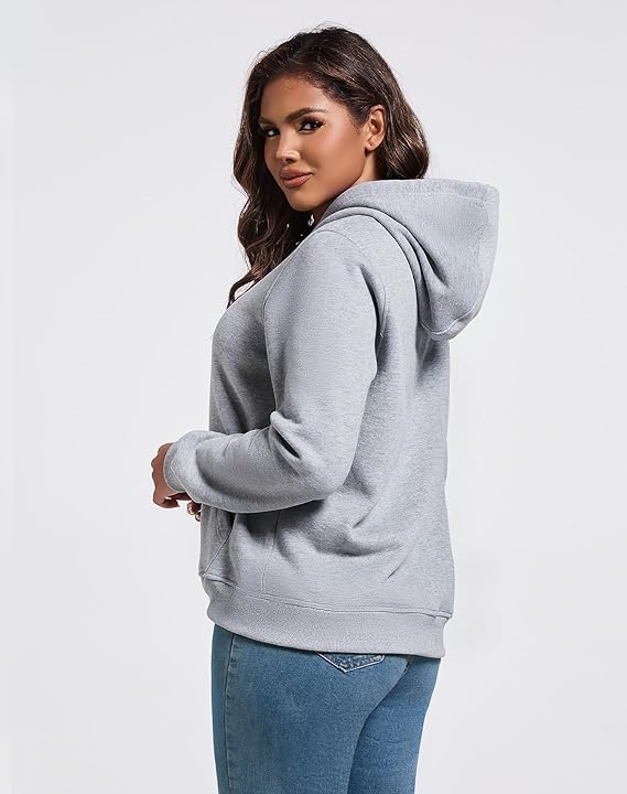 Plain Hoddie For Women - GREY