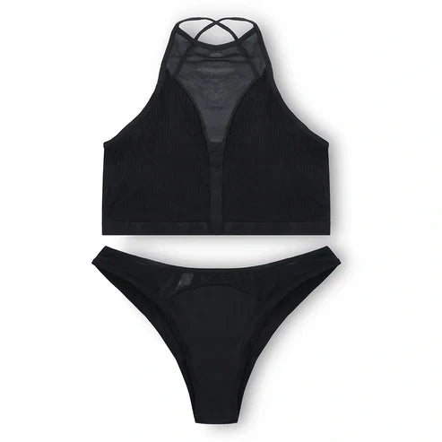 Non Padded Bra Set - Shadow Net