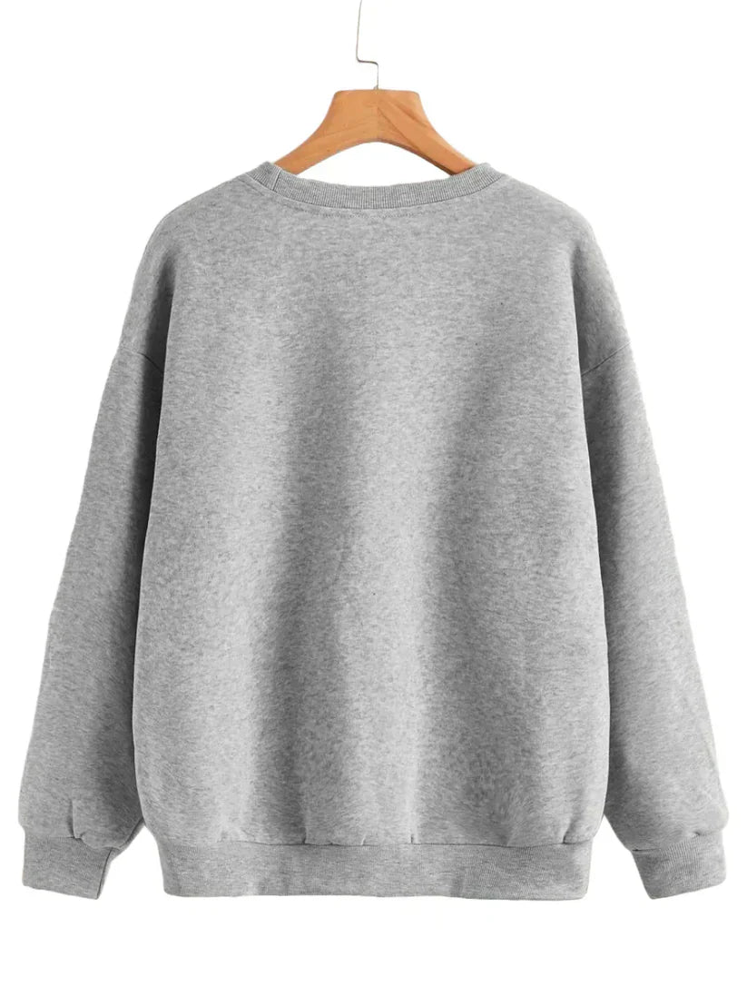 ZIPWEAR - Plain SweatShirt For Men - GREY
