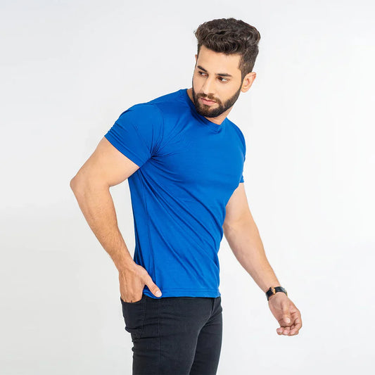 Plain Tees For Men - BLUE