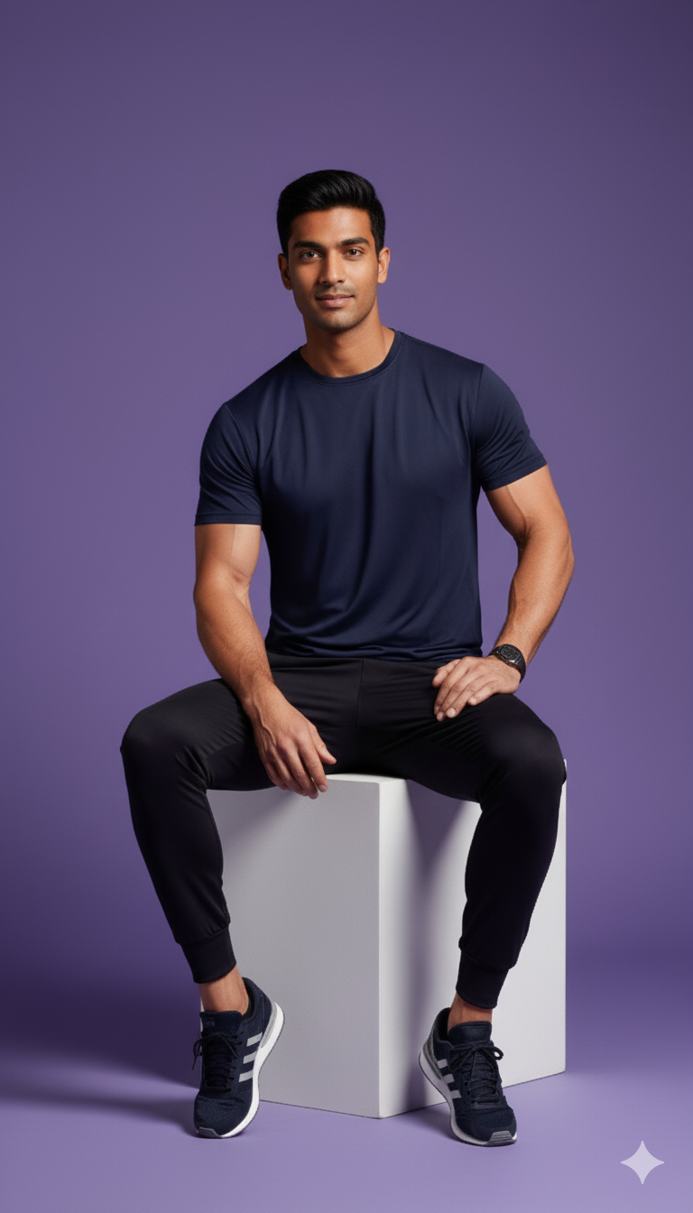 11.11 SALE : Premium Quality Drifit Tshirt - NavyBlue