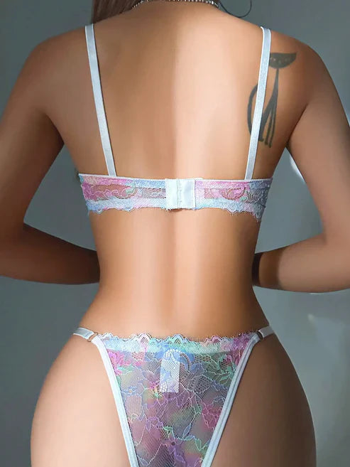 Super Colored Non Padded Bra and Panty Set