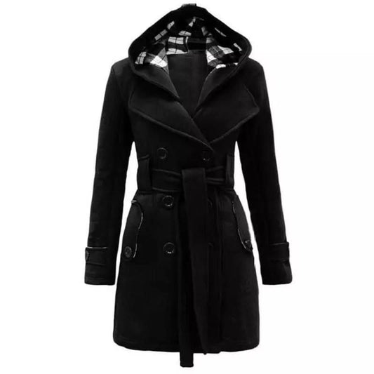 FLASH SALE #WOMEN LONG COAT - BLACK