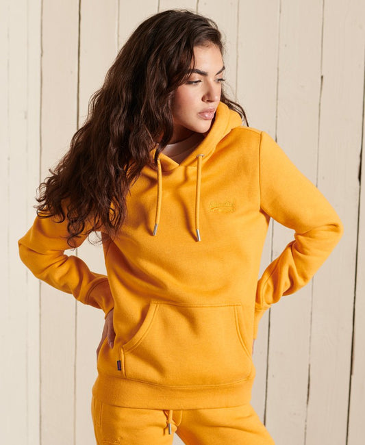 Plain Hoddie For Women - MUSTARD