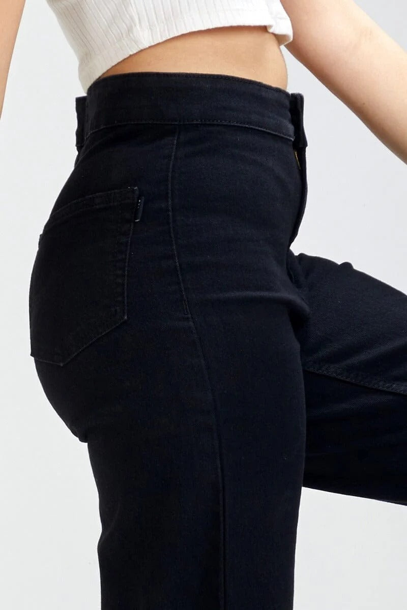 BLACK Wide-Leg Jeans For Women
