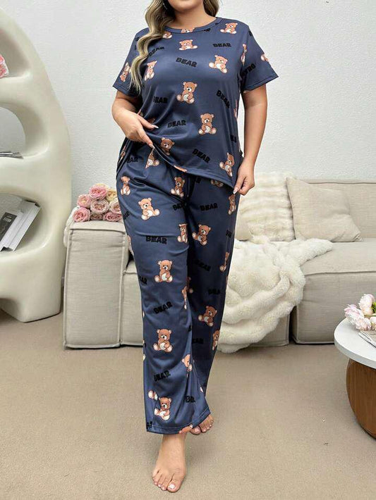 Teddy Bear Printed - PJ SUIT FOR WOMEN