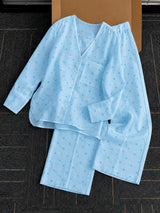 BARBARY V-NECK CO-ORD SET'S SBSVPJ-01