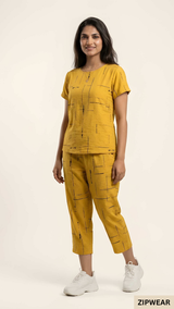 Yellow Capri - PJ SUIT FOR WOMEN