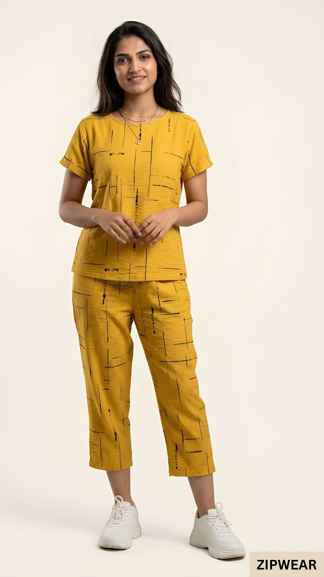 Yellow Capri - PJ SUIT FOR WOMEN