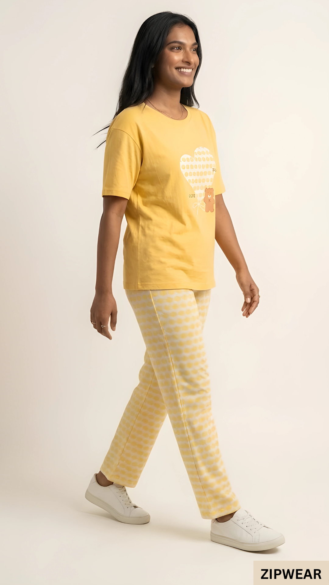 CUTE BEAR PRINTED - PJ SUIT FOR WOMEN
