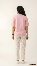 PINK POCKET PRINT - PJ SUIT FOR WOMEN