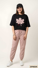 LEAF PRINTED - TRACK SUIT FOR WOMEN