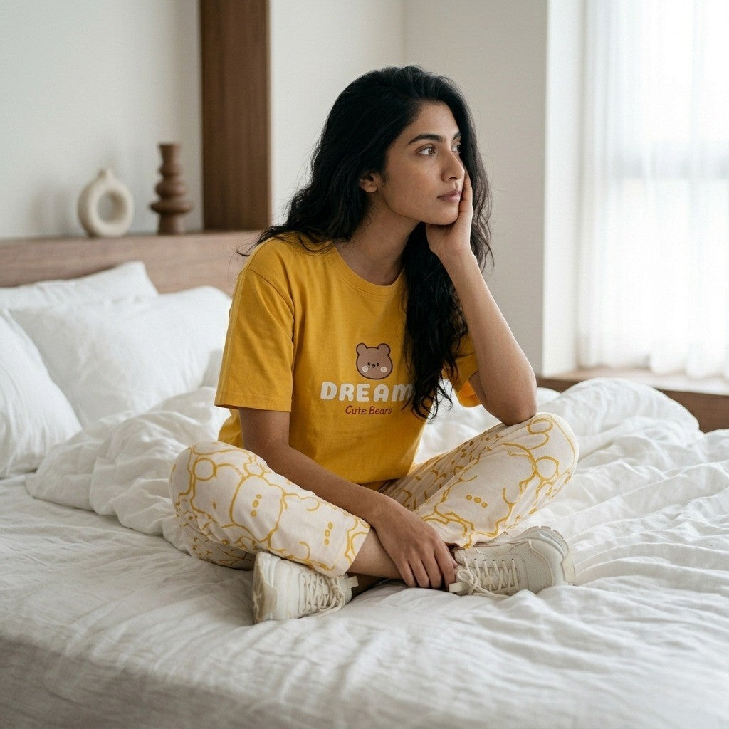 DREAM CUTE BEAR - PJ SUIT FOR  WOMEN